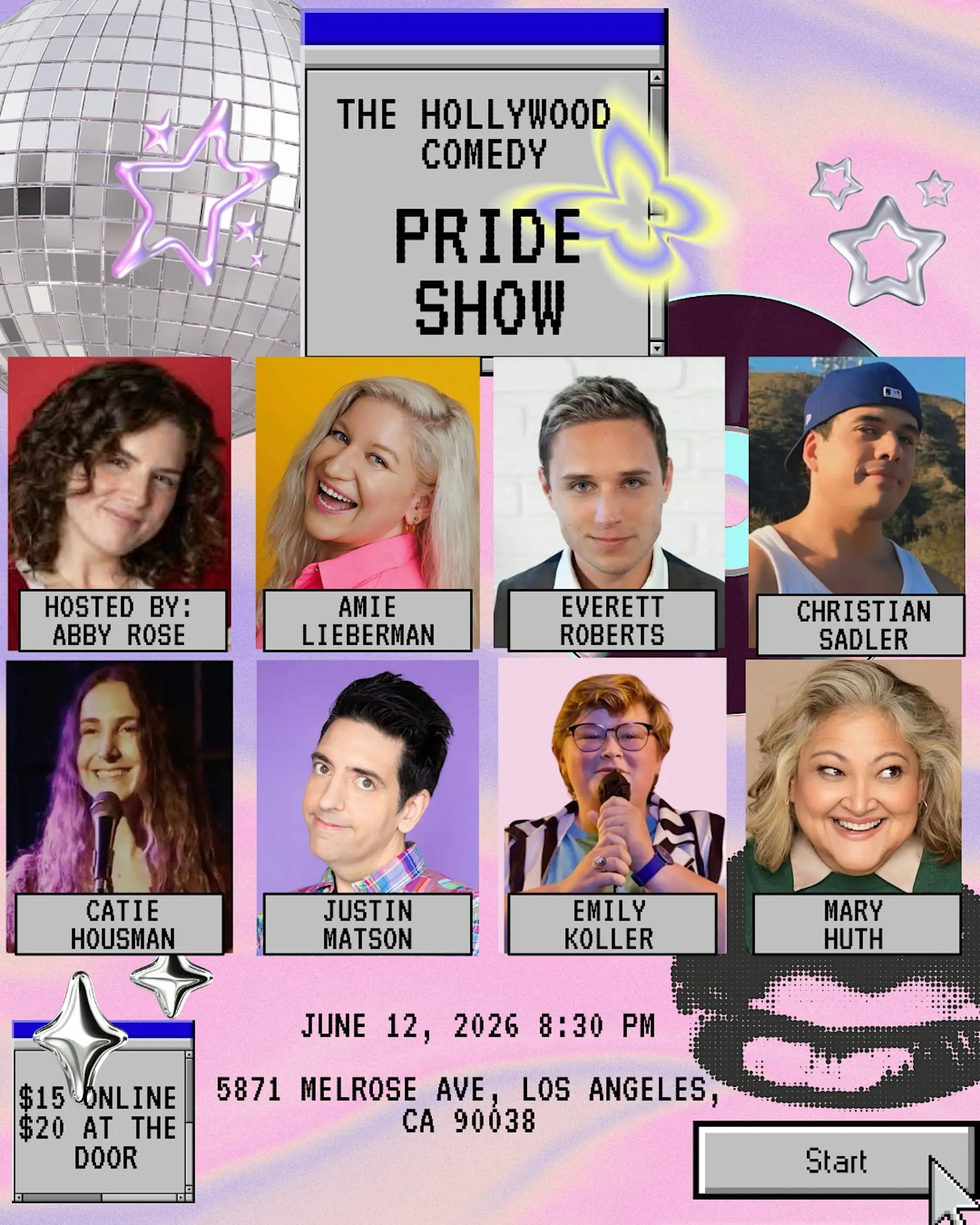 Be Who You Are Pride Show at The Hollywood Comedy