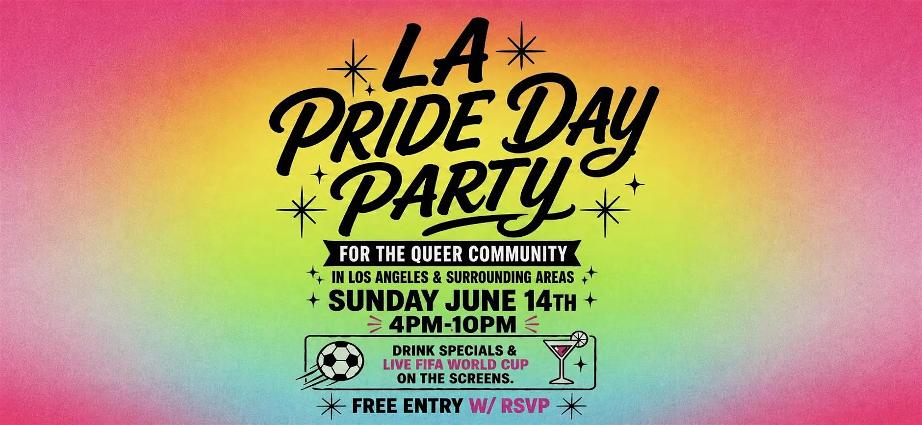 LA’ PRIDE DAY PARTY • SUNDAY FUNDAY • June 14th