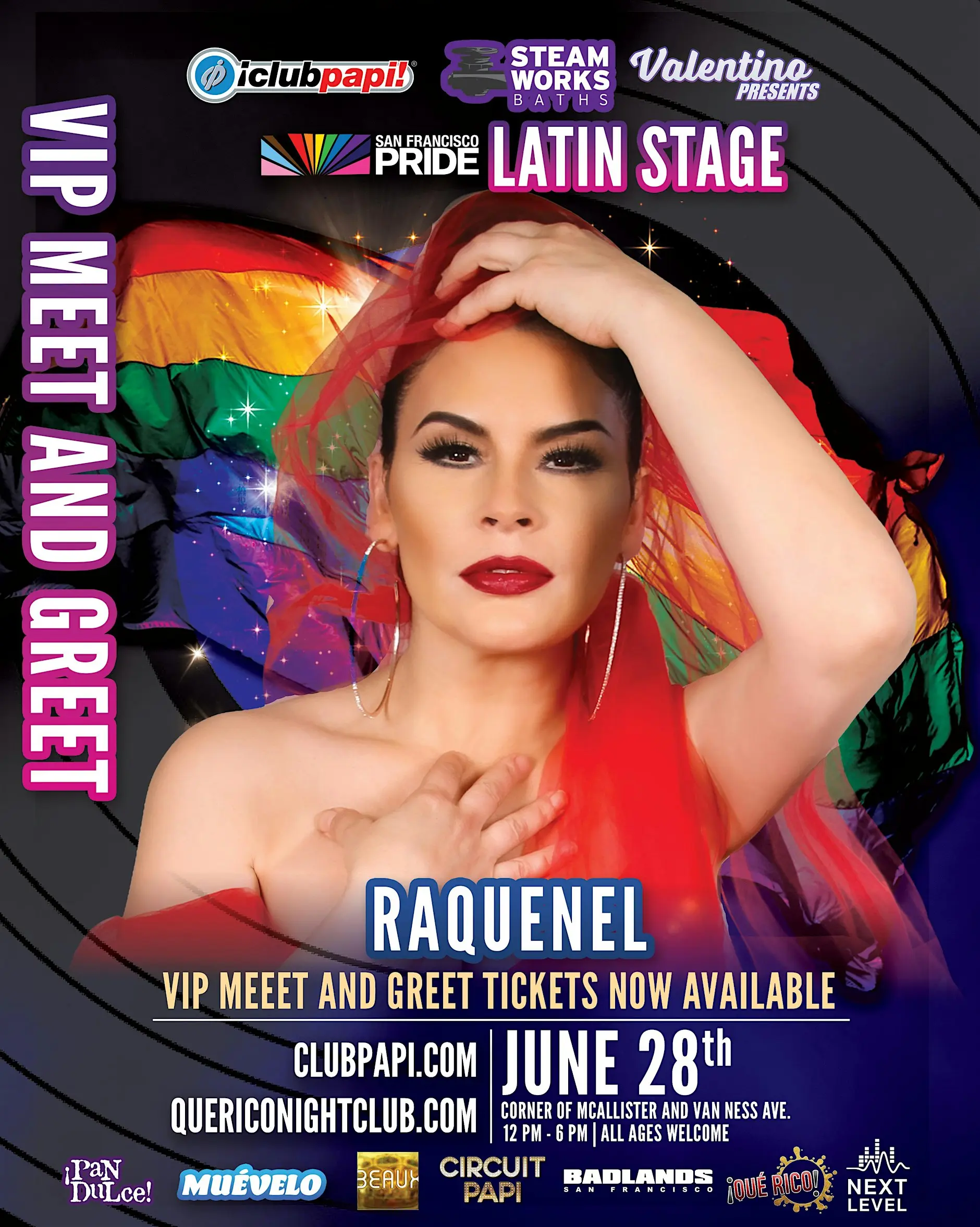 San Francisco Pride Latin Stage - Roquenel Meet and Greet Tickets