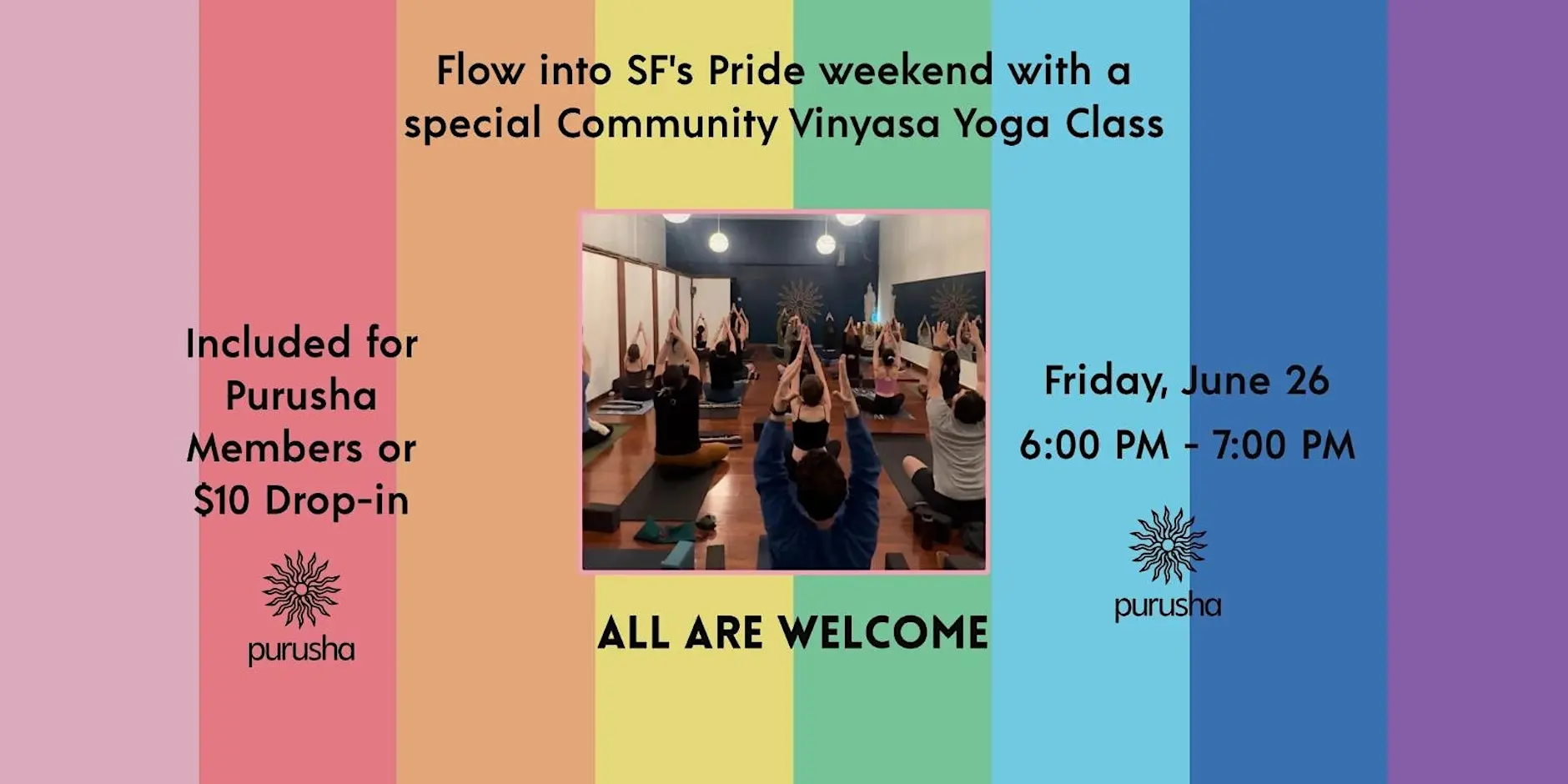 $10 PRIDE Community Yoga Class