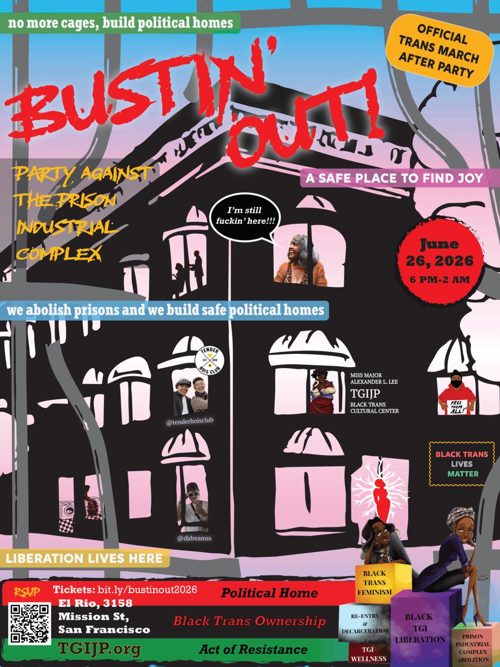 Bustin’ Out 2026: Party Against the Prison Industrial Complex