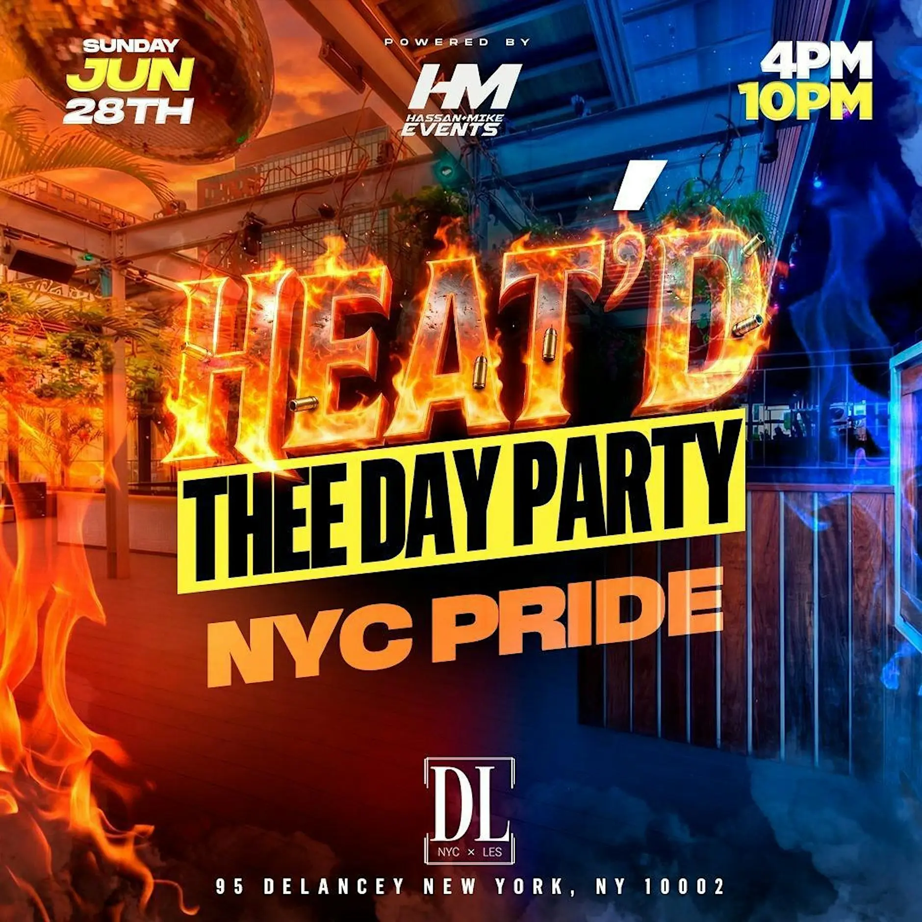 HEAT’D THEE DAY PARTY - NYC PRIDE