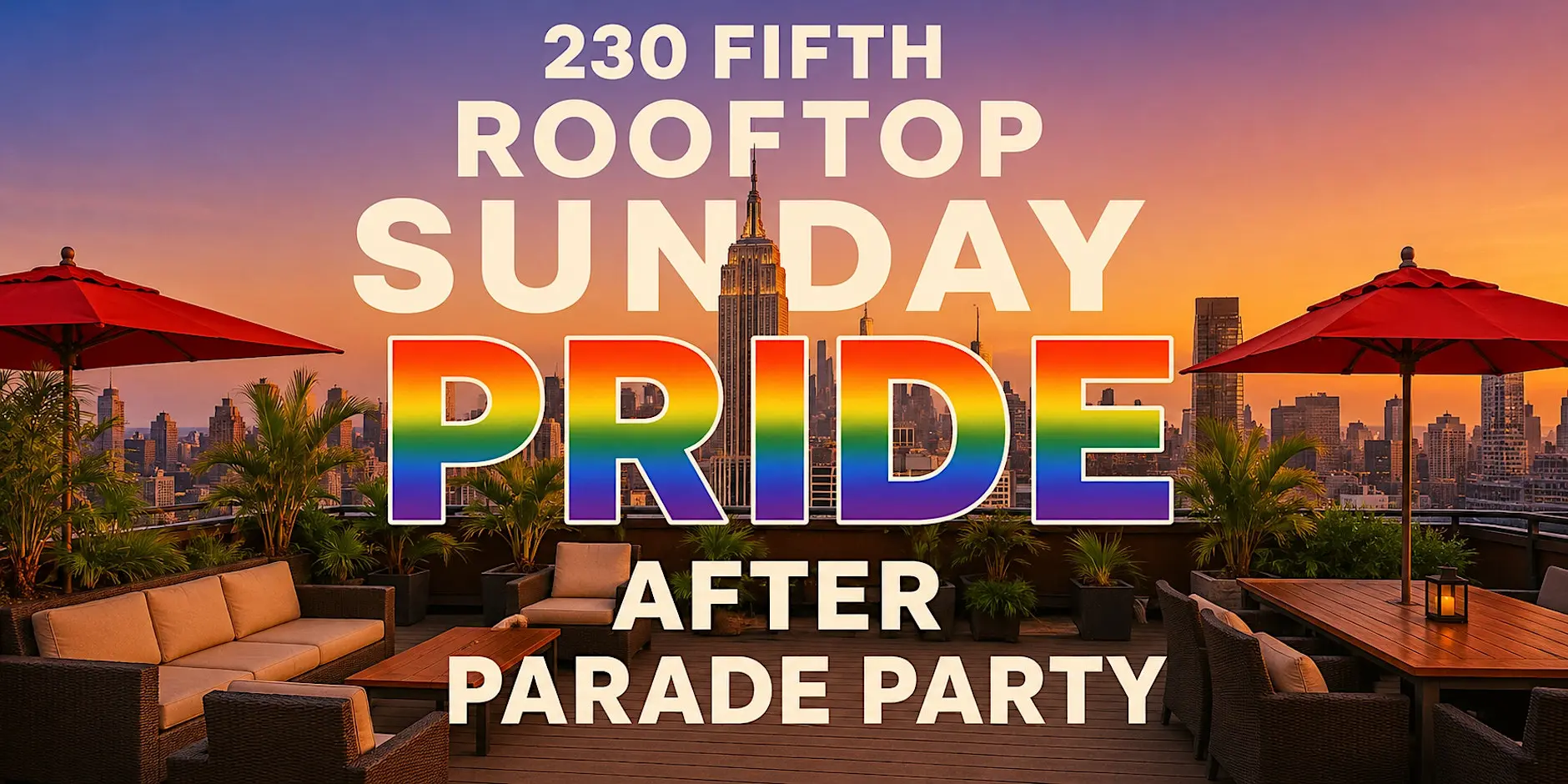 PRIDE AFTER PARADE PARTY @230 Fifth Rooftop