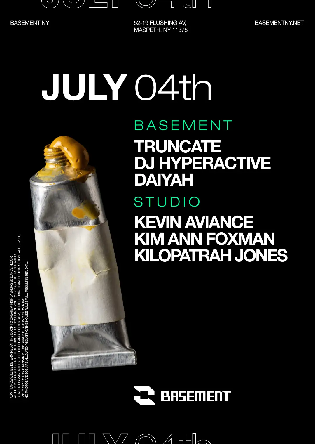 Truncate / DJ Hyperactive / DAIYAH / Kevin Aviance / Kim Ann Foxman / Kilopatrah Jones