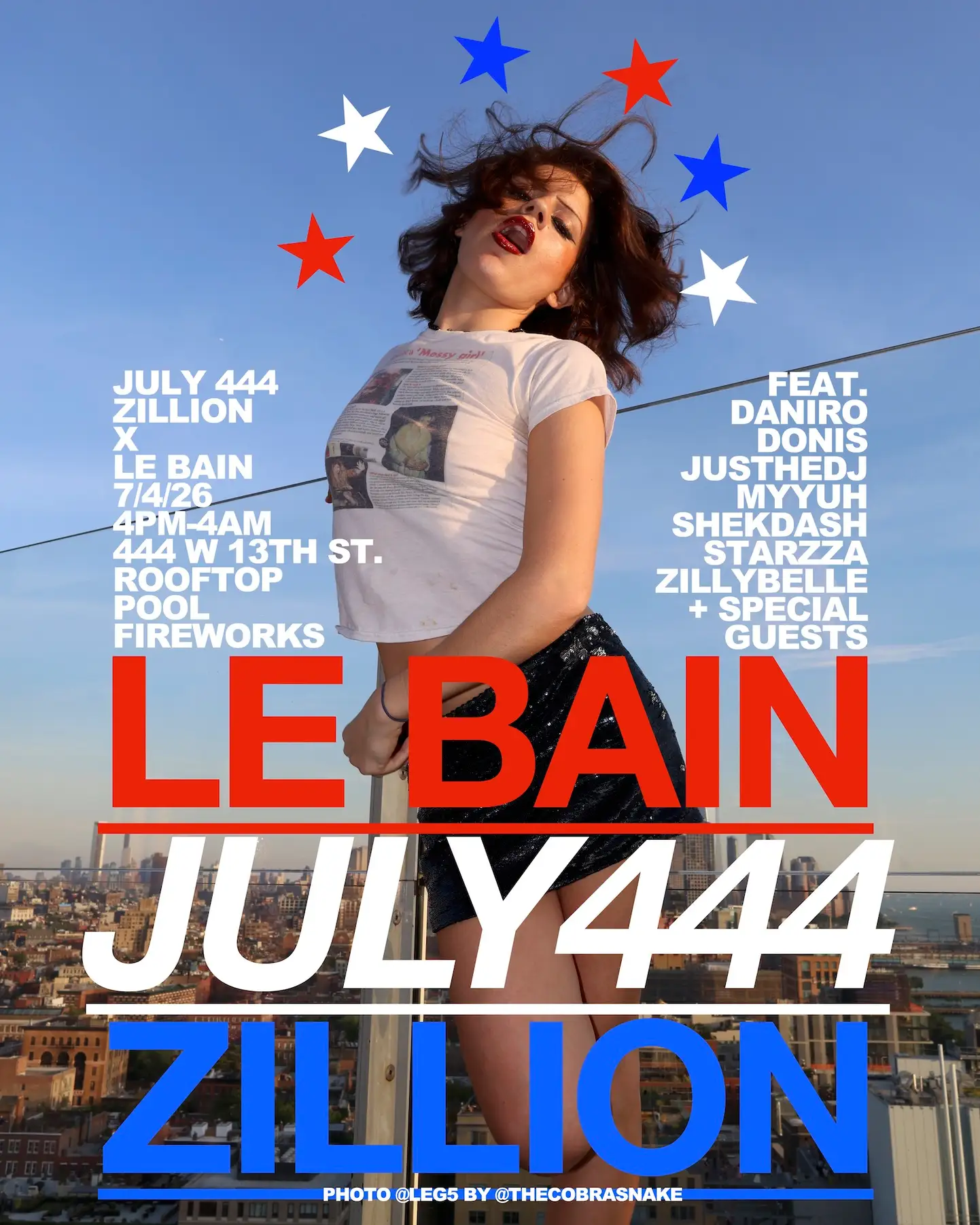 JULY 444: Le Bain X Zillion
