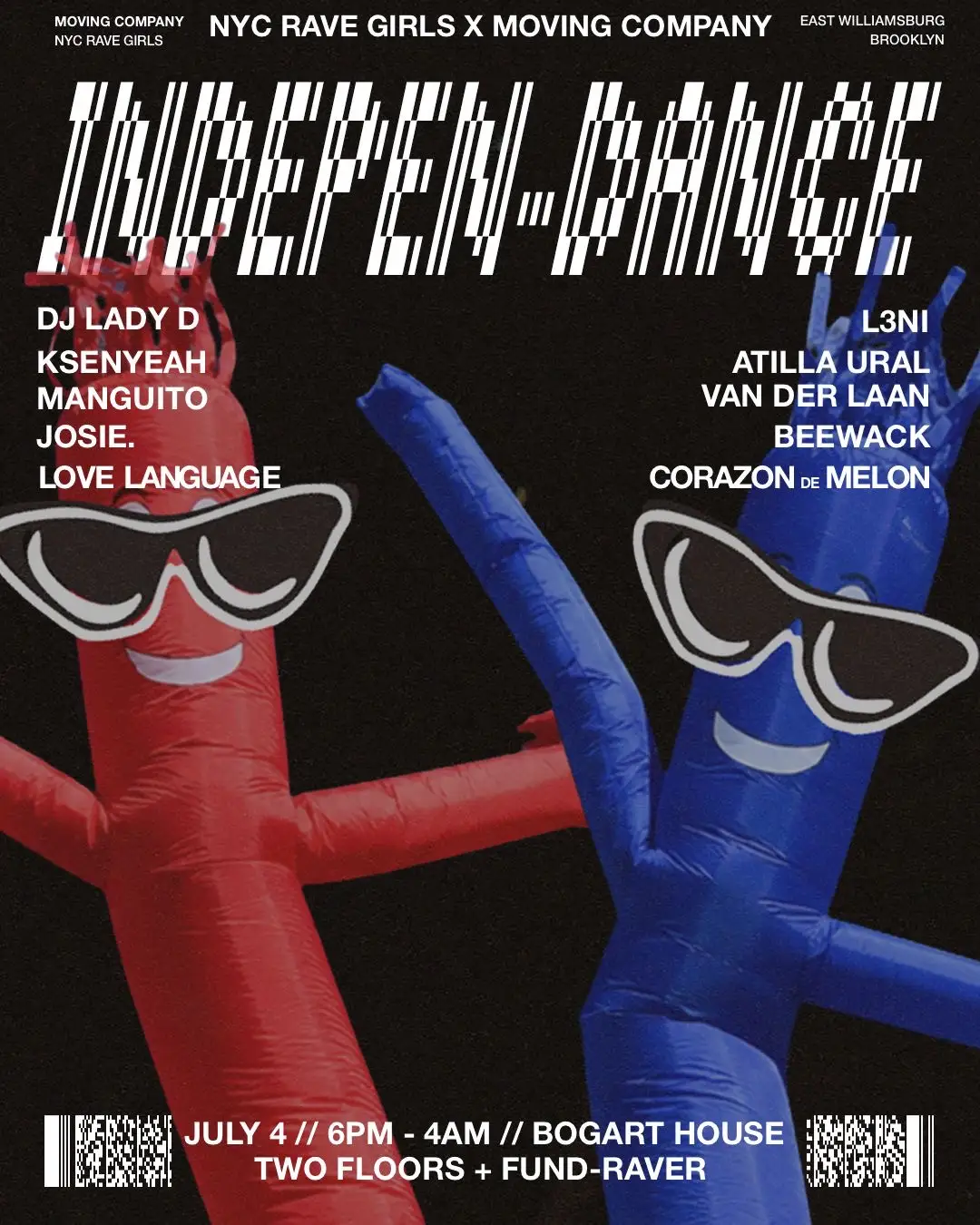 nyc rave girls x Moving Company: INDEPEN-DANCE with DJ Lady D