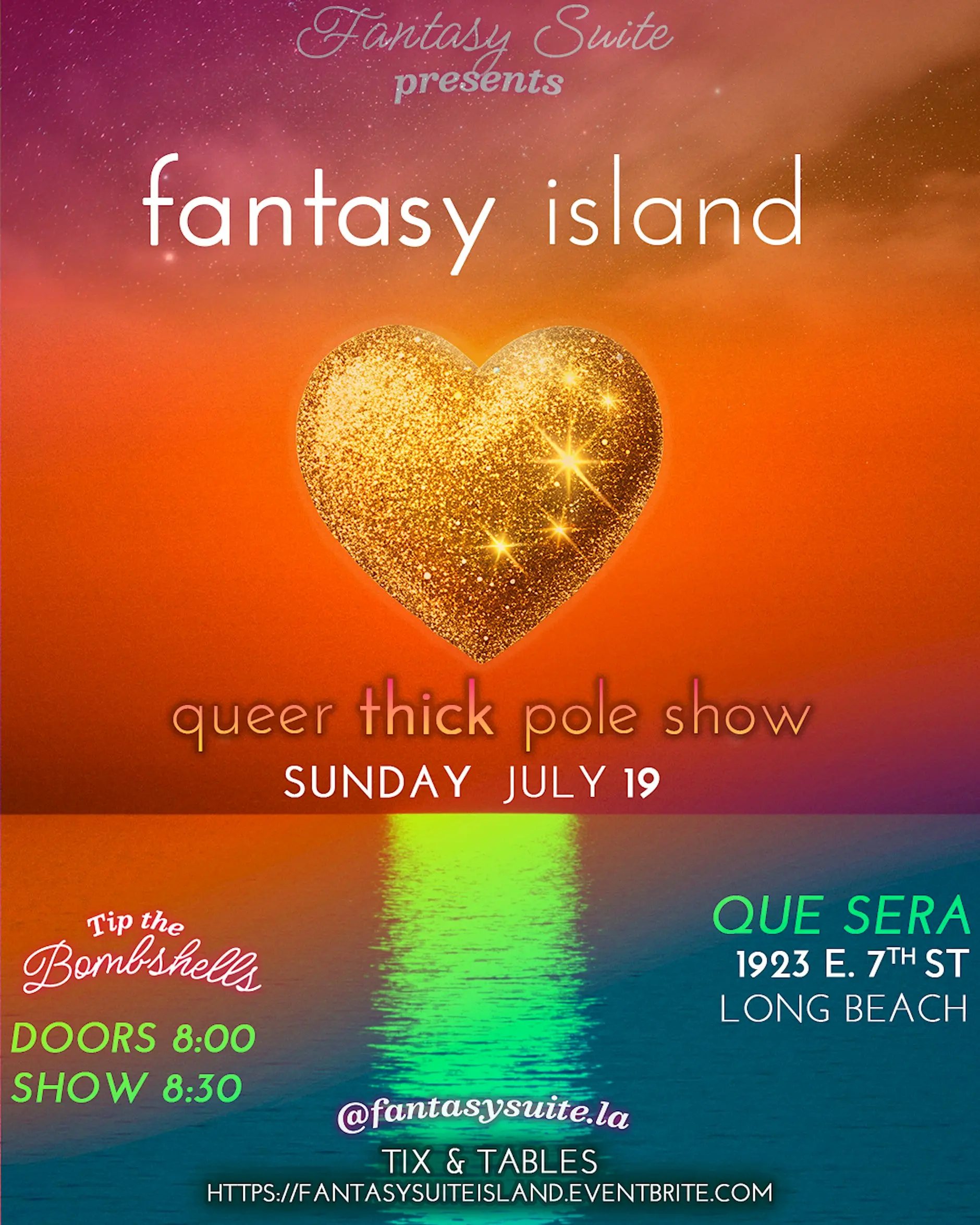 Fantasy Suite Queer & Thick Pole Show: Fantasy Island!