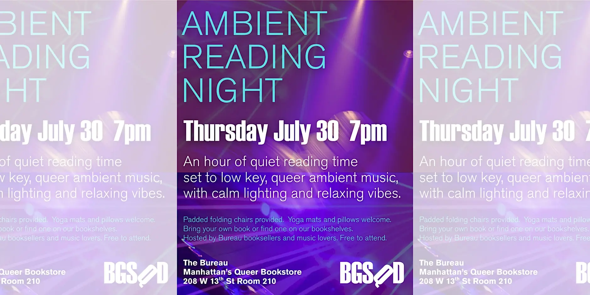 Ambient Reading Night at Manhattan's Queer Bookstore